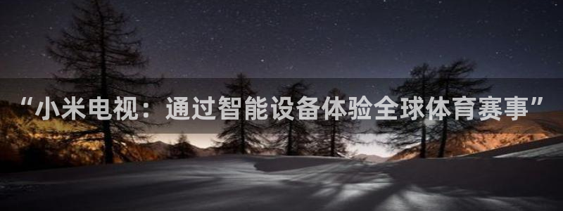 178tyzb 直播体育：“小米电视：通过智能设备体验全球体育赛事”
